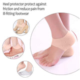 Silicone Gel Heel Pad Socks for Pain Relief & Anti Crack Heel ( Pack of 01 Pair )
