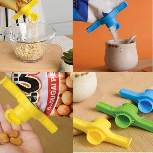 Pack of 3 - Food Sealing Clips for Multipurpose Use
