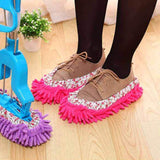 Duster Mop Slippers Shoes Cover, Multi-Function Soft Washable Reusable Microfiber Foot Socks, Floor Cleaning, Floor House Tools Shoe Cover for Bathroom, Office, Kitchen. ( Pack of 01 Pair )