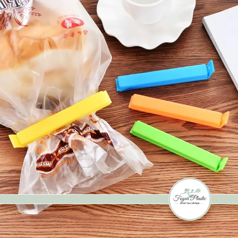 Portable Kitchen Storage Food Sealing Bag Clips - Pack of 12 Pieces