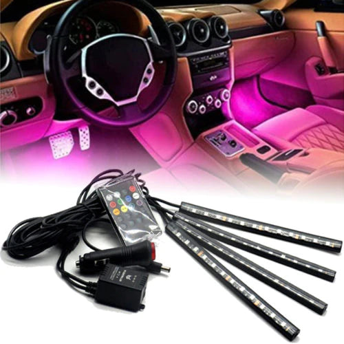 Atmosphere Car Decorative RGB LED Strips Lamps.