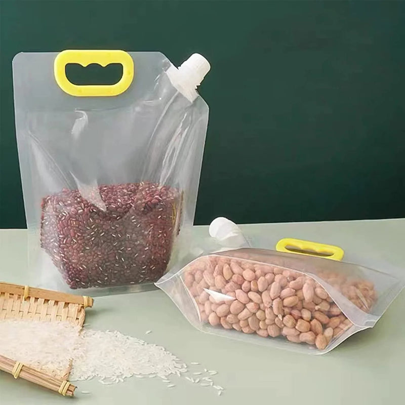1Pcs Moisture-Proof And Insect-Proof Rice & Grain Packaging Bag (5Kg).