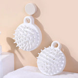 Silicone Shampoo Hair Root Head Scalp Massage Brush.