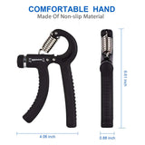 Hand Grips Strengthener Men and Women Arm Spring Finger Massager.