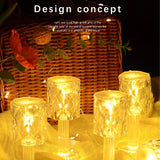 Mini Crystal Table 3D Effect Diamond Atmosphere.