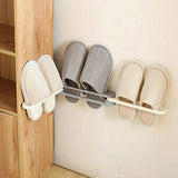 Pack of 1 - WALL MOUNTED FOLDING SHOE RACK