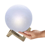 3D Moon Lamp Light for Bedroom With Beautiful Plastic Stand ( Small Size )