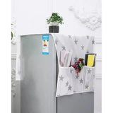 High Quality Fridge Cover with 6 Pockets Organizer