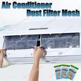 2 Pcs Air conditioner Filter Papers Anti-dust Net Cleaning Purification