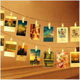 Fairy Led Light - Photo Card Wall Clip Fairy Led String Lights.