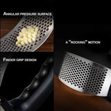 Garlic Press Metal Ginger Garlic Chopper Crusher Stainless Steel