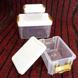 Pack of 3 - Multi-Purpose Stackable Storage Box Organizer