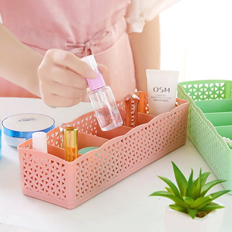 Pack of 1 - 5 Grids Plastic Organizer Storage Box