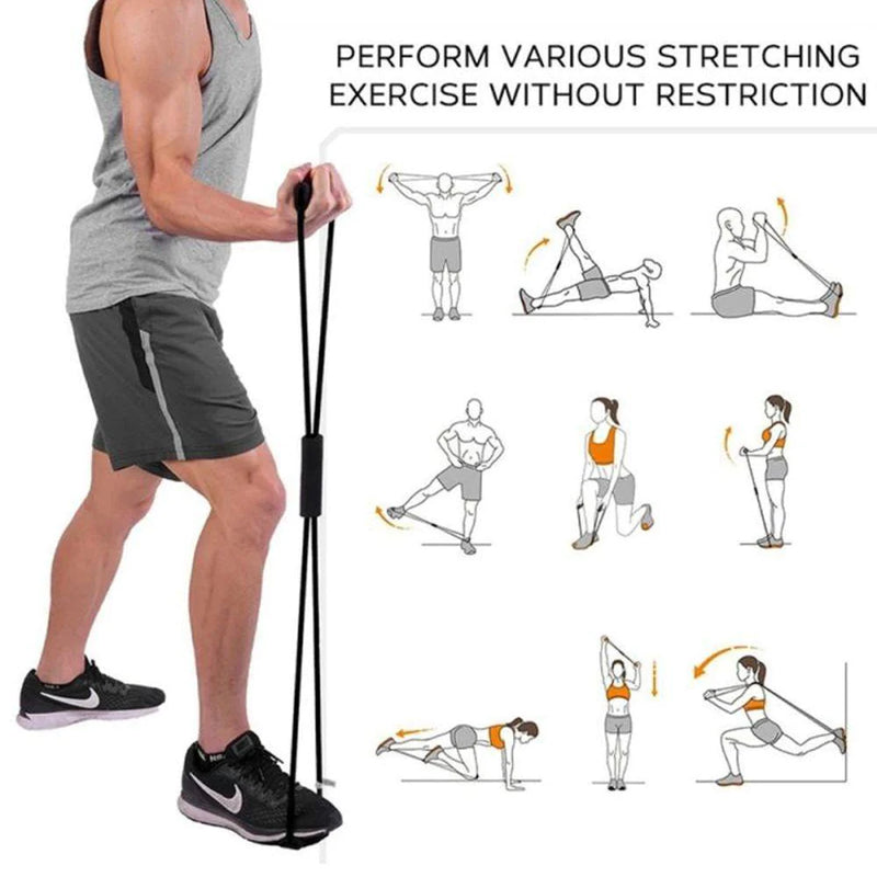Exercise Chest Stretcher Resistance Exercise Band With Comfortable Handles.