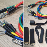 5-In-1 Resistance Bands 11Pcs Set Elasticas Fitness.