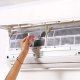 2 Pcs Air conditioner Filter Papers Anti-dust Net Cleaning Purification