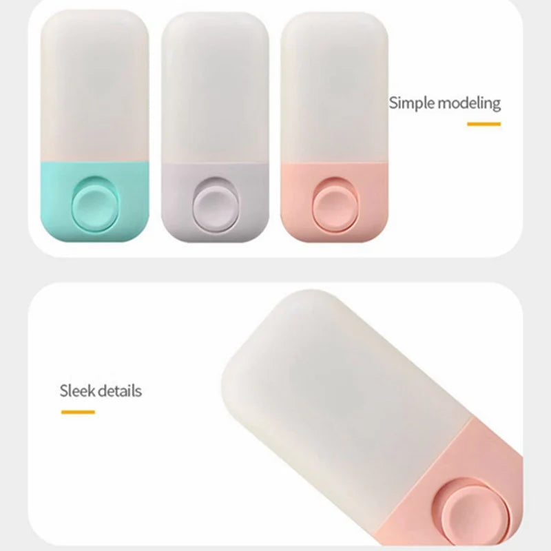 2 Mode LED Plug-in Night Light Nursing Eye Sleep Light Bedroom Sleep.